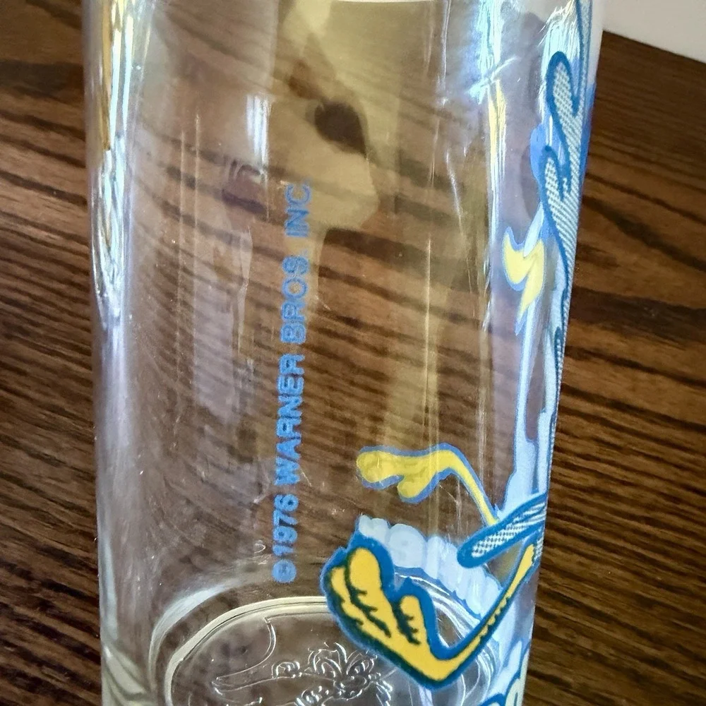 Set of 3 Pepsi Collector Series Looney Tunes 1976 Warner Bros Cartoon Glasses